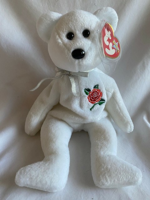 rose beanie baby