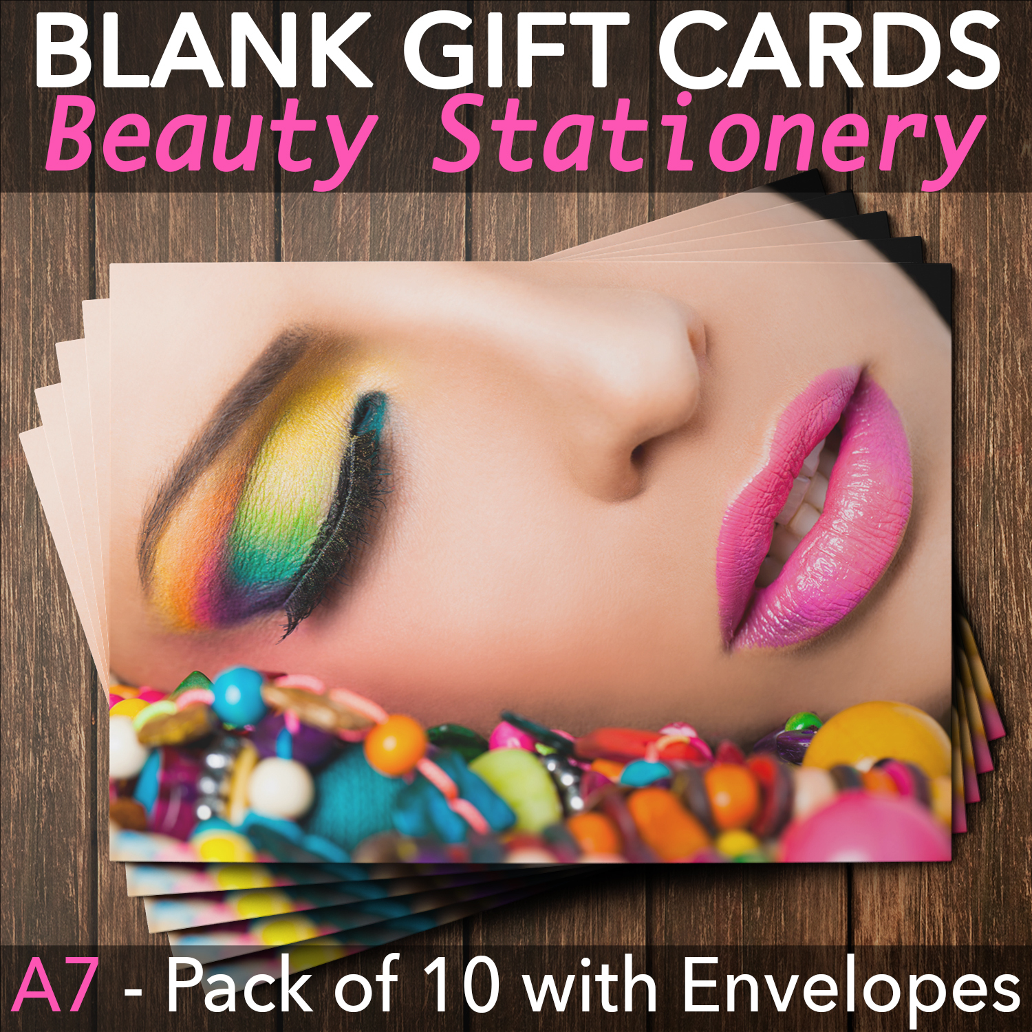 Busto regalo carta massaggio bellezza saloni unghie parrucchieri x10 + buste CLF