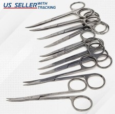 NEW 10 Iris Scissors 4.5" Curved Surgical Dental Instruments-