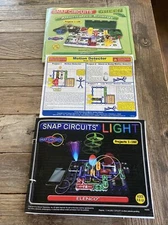 Elenco Snap Circuits Instruction Manuals Only Booklets Green Light Motion