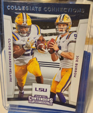 2020 - Panini Contenders Draft Picks - Collegiate Connections - Burrow - Helaire
