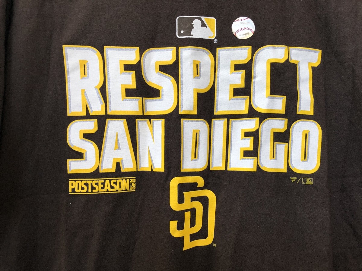 MLB San Diego Padres Respect San Diego Postseason Graphic T-Shirt