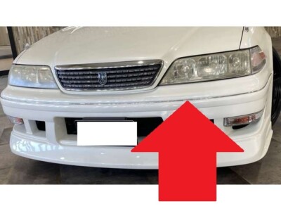 クロームフロントバンパー OEM Toyota 1996-2000 Mark II GX100 JZX100 Chrome Front Bumper