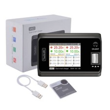 ToolkitRC M6D 500W 15A DC Dual Channel Charger Discharger For 1-6S Lipo 2.4" LCD