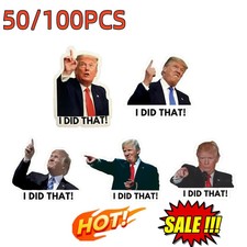 50/100pc Trump-Stickers, I Did That, Gas Pump...