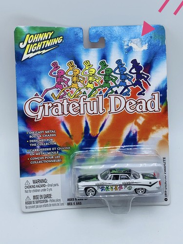 Johnny Lightning Grateful Dead 1959 Desoto Fireflite Not Mint Sticker Mark Card