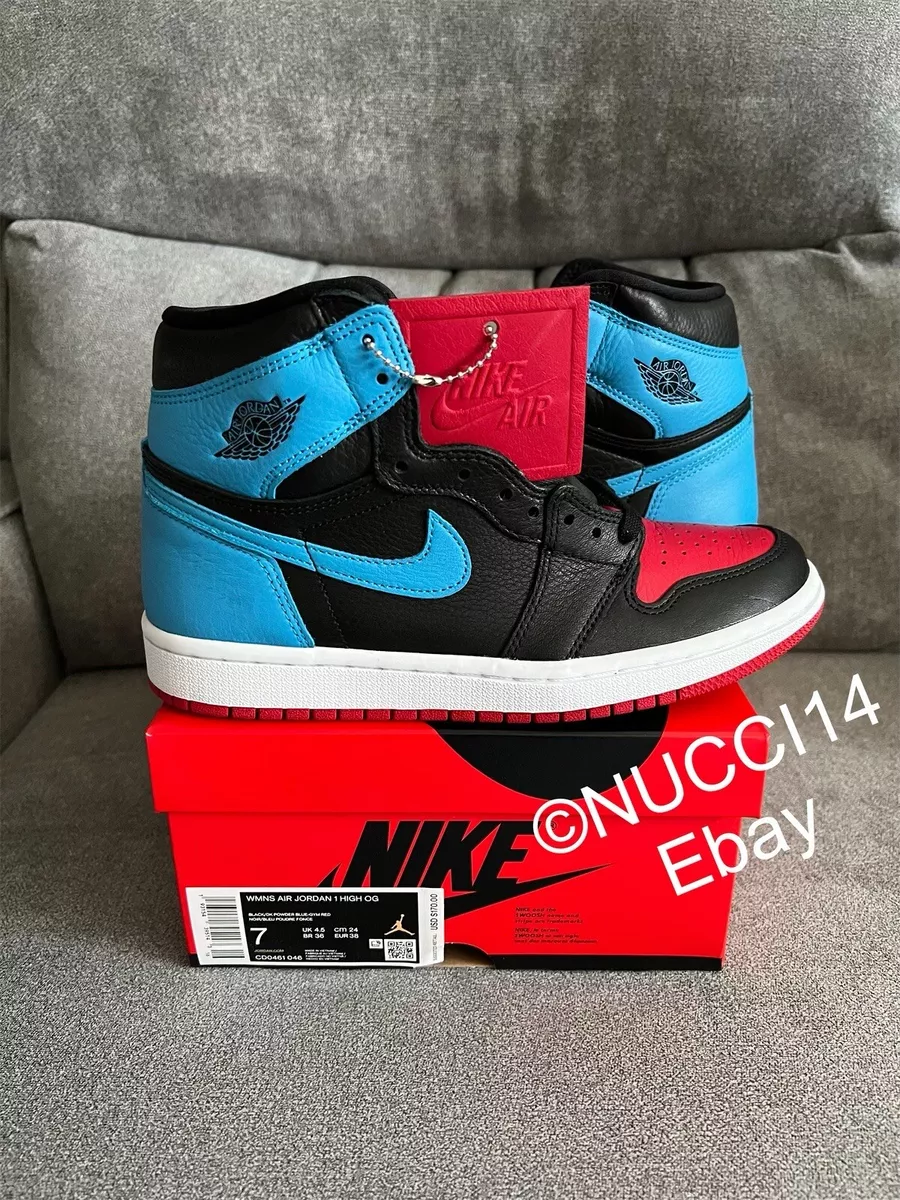 Nike Air Jordan 1 Retro High OG NC to Chi Chicago Size 7 Womens CD0461-046