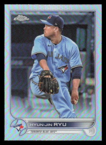 2022 Topps Chrome #122 Refractor Hyun-Jin Ryu Toronto Blue Jays