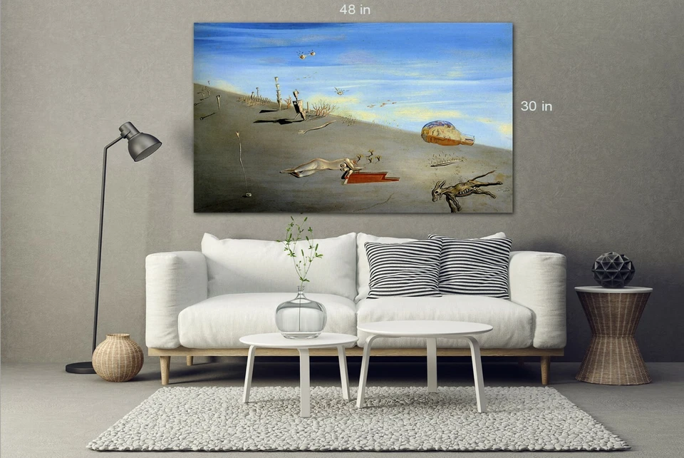 Impresión de cuadro de arte de pared en lienzo de miel es más dulce que la sangre Salvador Dalí Foto 4 de 4