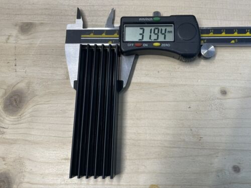 Kühlkörper Kühlrippen 6 Stück Set Aluminium Eloxiert 100x32x15mm - Bild 3 von 6