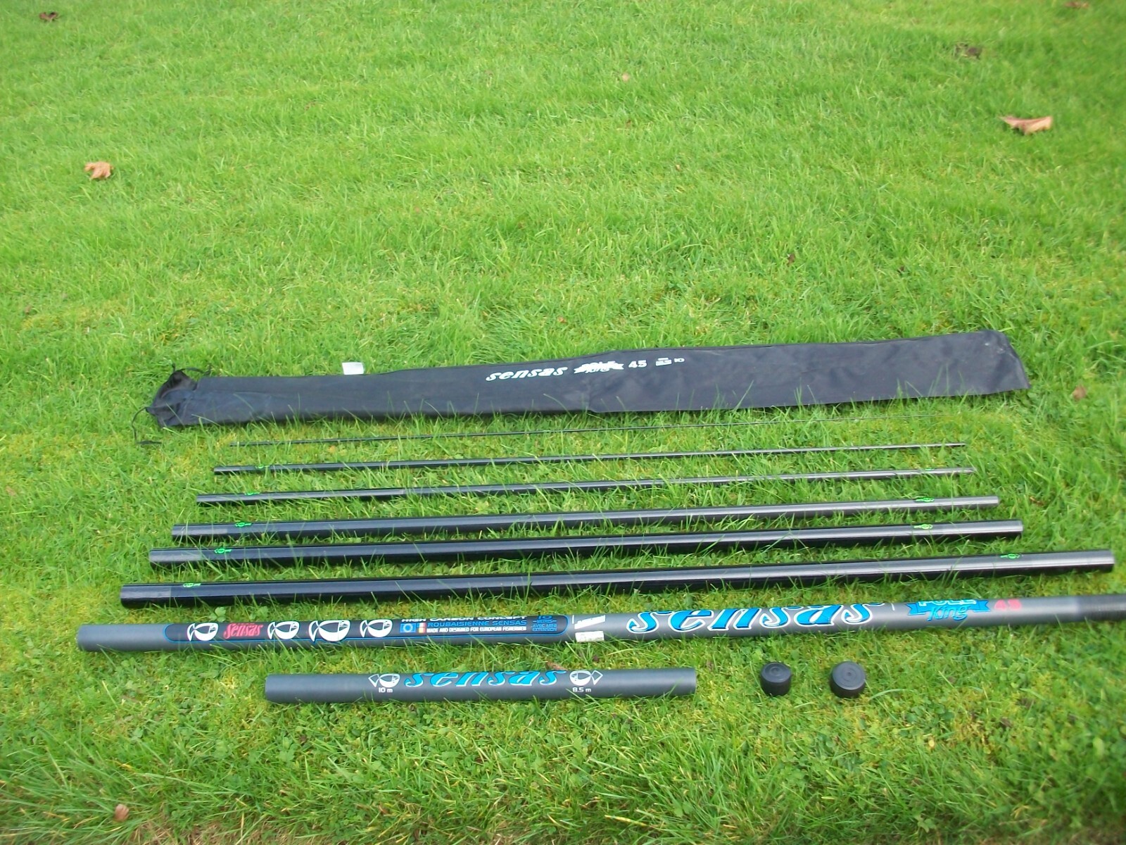 Sensas 10m Pole King Carbon Fishing Pole Rated Elastic 16, Match Coarse