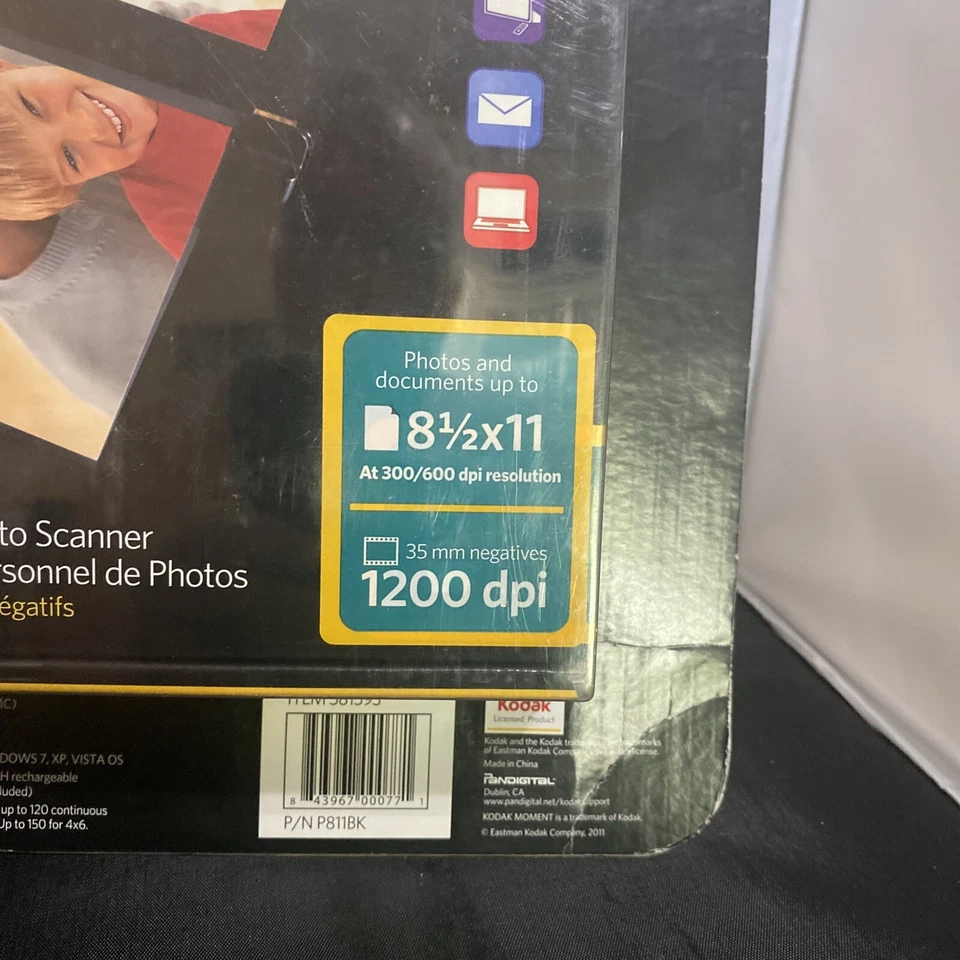 Kodak P811R Personal Photo Scanner Document Photo & Negative Missing As Card - Image 2 of 4