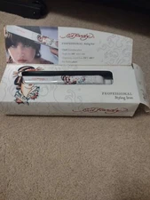 Ed Hardy Hair Straightener Styling Iron Brand New Geisha Design