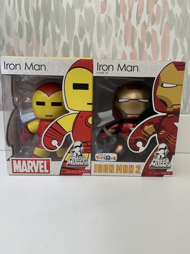 Mighty Muggs Iron Man 2 film Mark VI (exclusivité jouets R Us) et Iron man