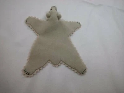 World of Miniature Bear 5"x4" Plush Rug Beige Lt Tan #669BG CLOSING
