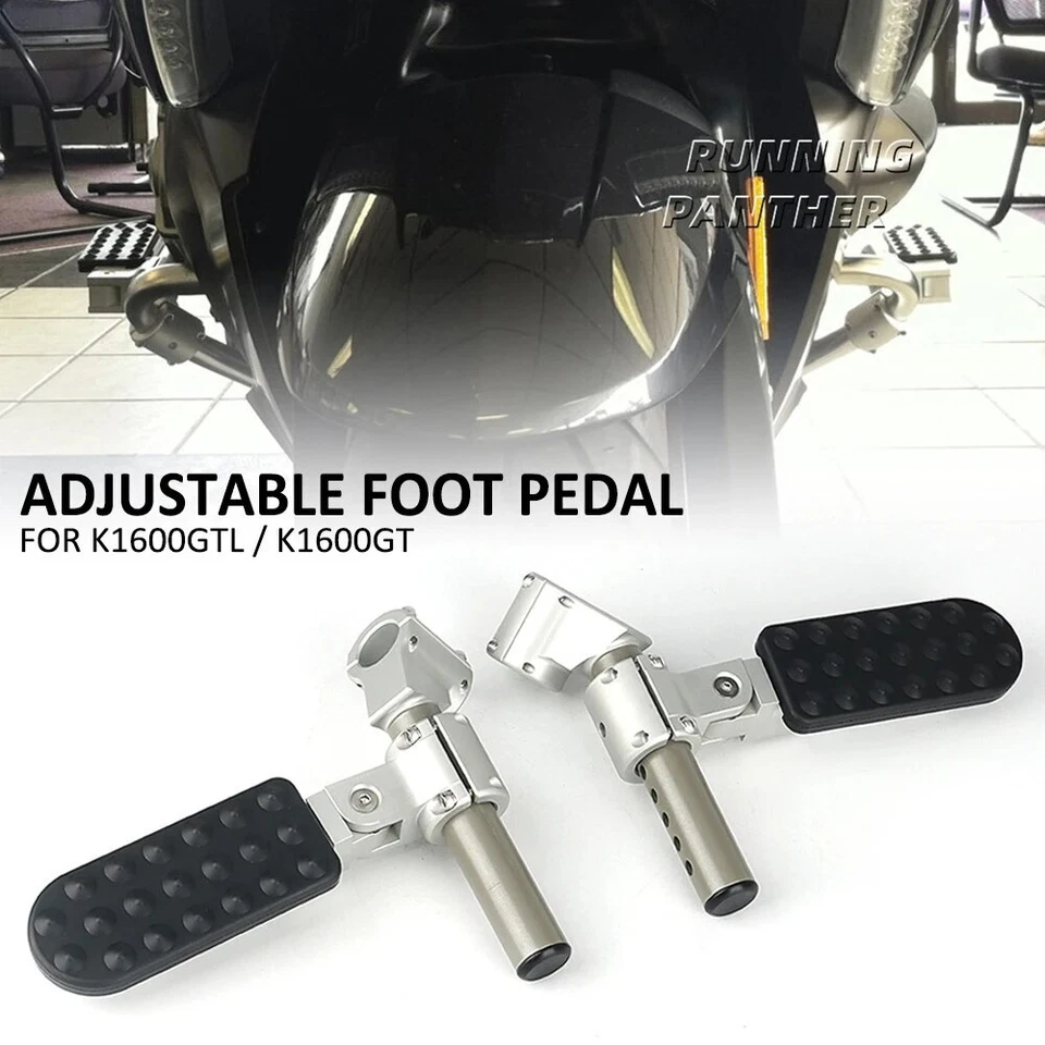 Pedal Highway Foot Pegs Twin Rail apoio para os pés 2010-2016 para BMW K1600GT K1600GTL - Imagem 2 de 4