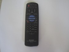GENUINE ORIGINAL OEM SHARP RRMCG0101AJSA TV VCR Remote Control - TESTED  WORKS