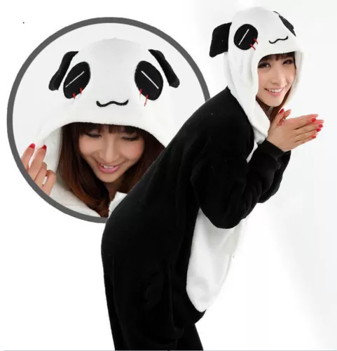 Mens Ladies Fleece Pyjama Pajamas Kigurumi Onsies Adults Animal Costume UK - Picture 50 of 68