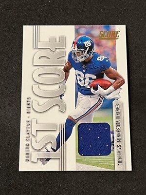 2020 Panini Score Football Darius Slayton 1st Score #FS-DS - NY Giants
