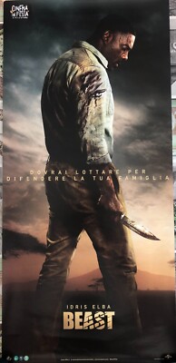 Beast Poster Poster 33x70cm ORIGINAL Cinema 2022 by Baltasar Kormákur