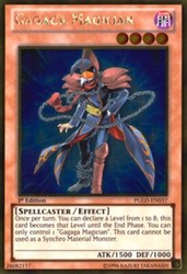 Gagaga Magician PGLD-EN037 Gold Rare 1st Edition Yu-Gi-Oh