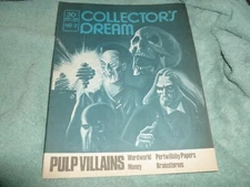Collector's Dream #2 Canadian Comics & Pulps Pulp Villains Issue G&T