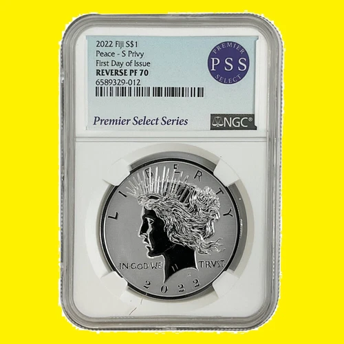 2022 PEACE Dollar S privy NGC RV PF 70 First DAY OF ISSUE