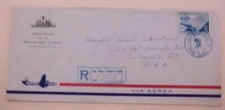 DOMINICAN REPUBLIC  HAITI CONSUL 1956 B/S USA