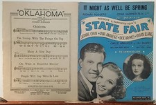 "It Might As Well Be Spring" Vintage Noten 1945 von Rogers und Hammerstein