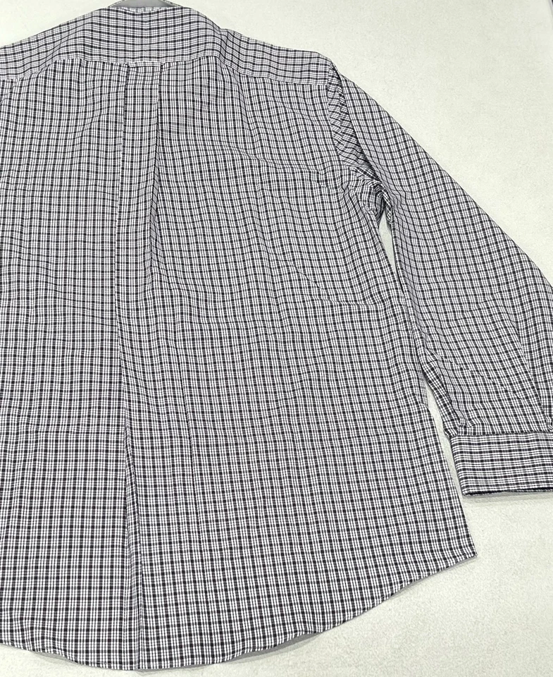 Camisa de vestir Kirkland para hombre ajuste tradicional sin planchar, multicolor, 15,5-32/33 Foto 3 de 3