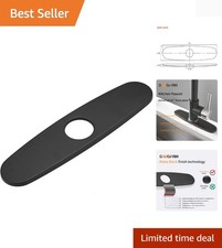 Stylish 10-Inch Deck Plate Escutcheon for Single Hole Kitchen and Bathroom Sinks