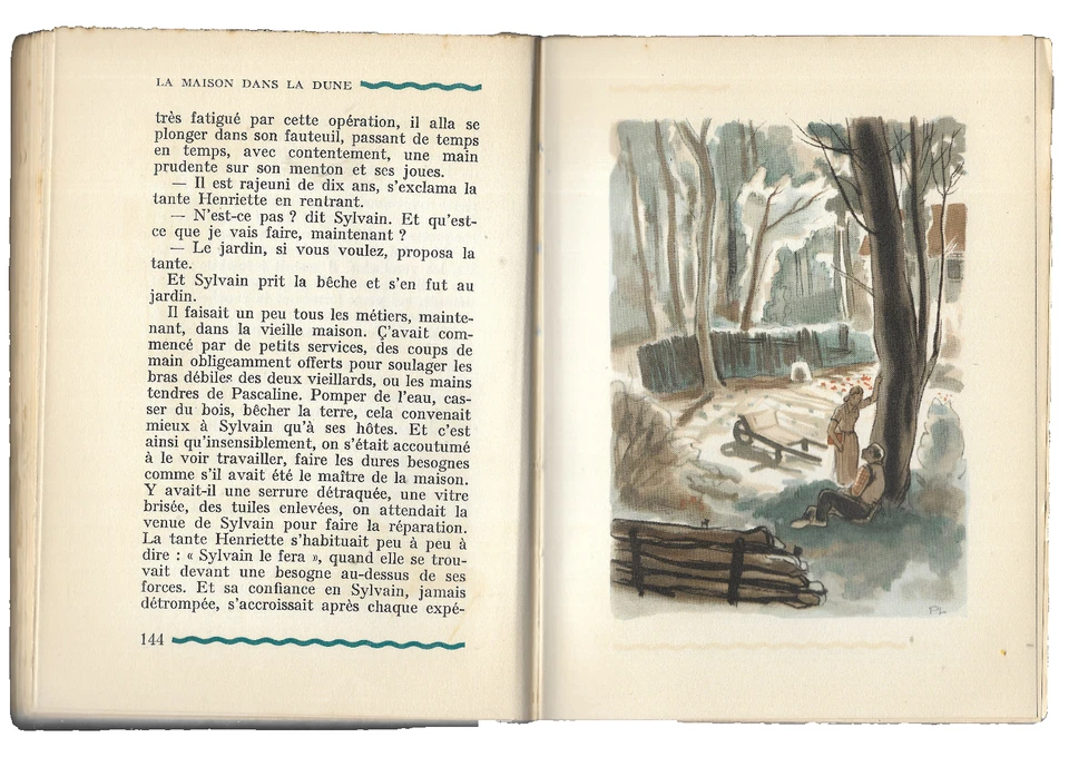 Maxence VAN der MEERSCH -La maison dans la dune - Numéroté - Illustré P. LEROY - Photo 3/4