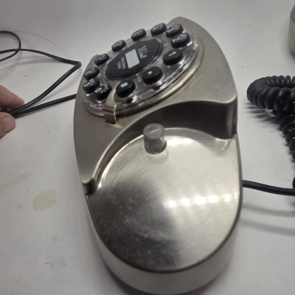 Crosley Princess Desk Phone CR59 Brush Chrome Color - Image 4 of 4