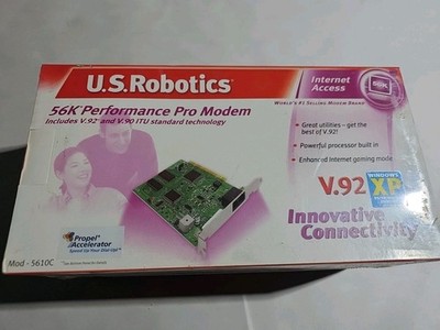 Sealed U.S. Robotics 56K Performance Pro Modem V.92 Mod 5610C NIB Brand New. #h7