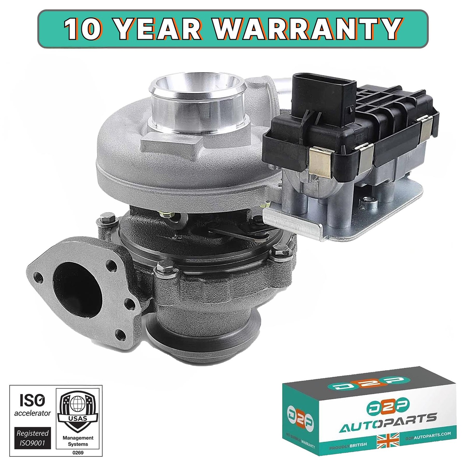 TURBOCHARGER FOR JAGUAR XF RANGE ROVER EVOQUE L538 DISCOVERY L550 FREELANDER 2