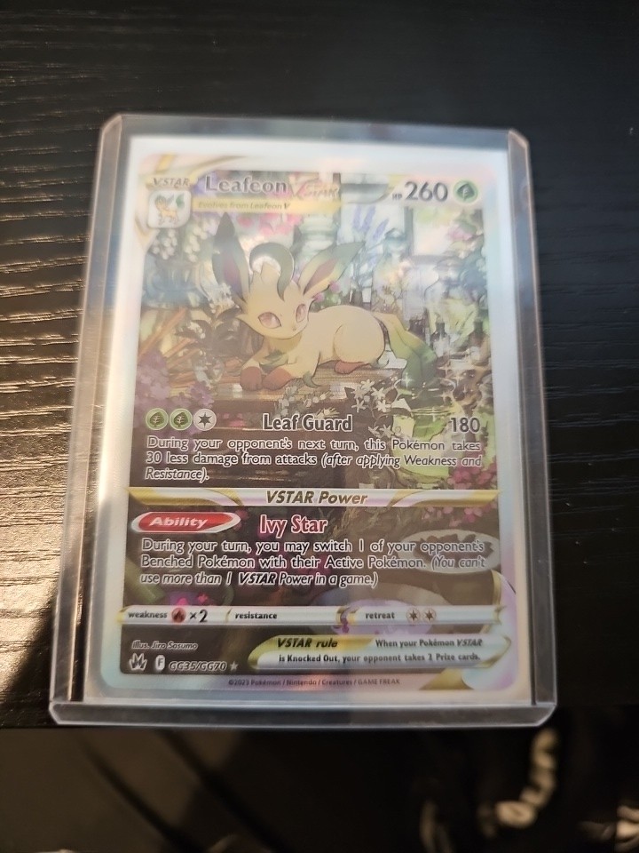 Leafeon VSTAR GG35/GG70 Galarian Gallery Crown Zenith Pokémon NM