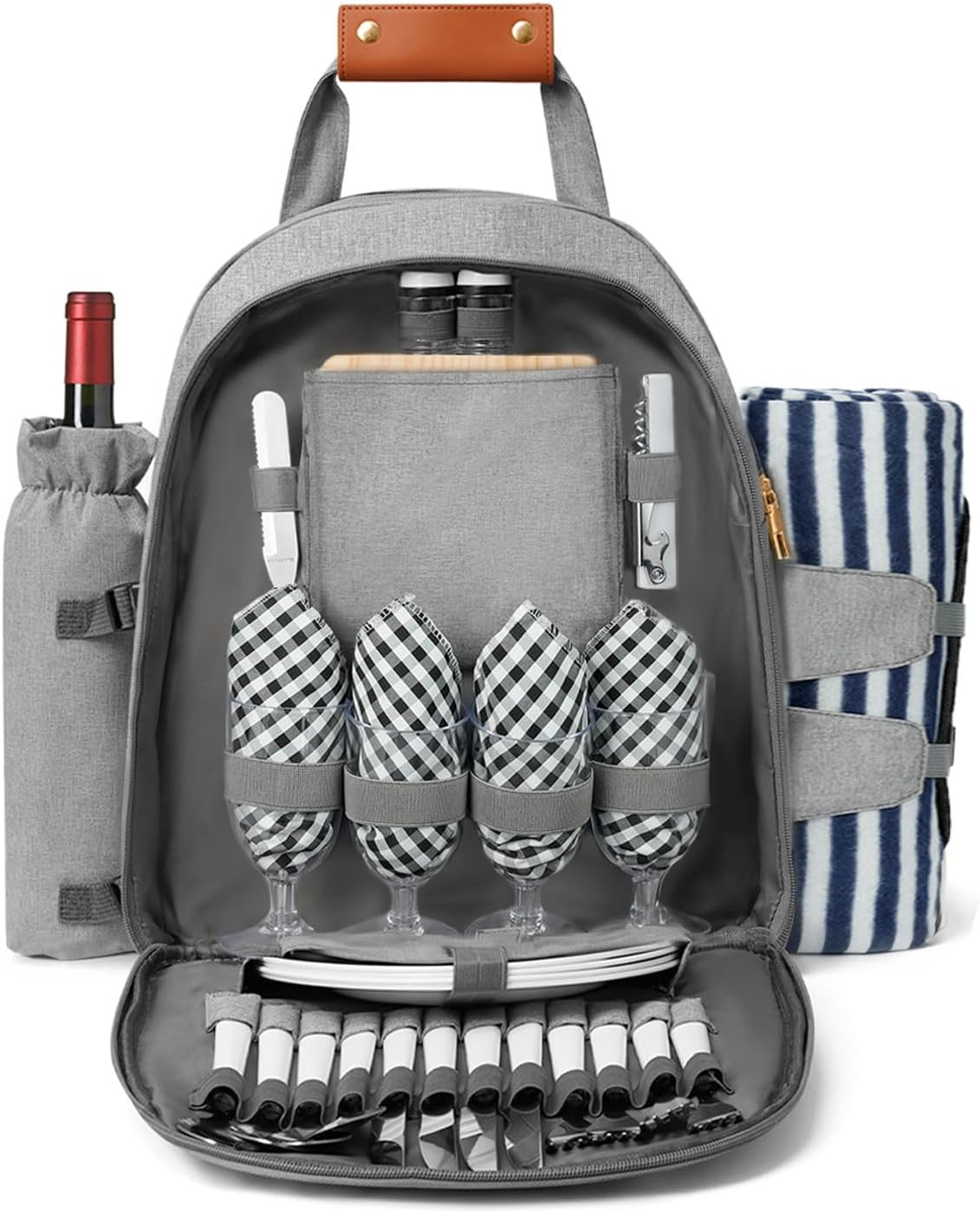 Zaino Picnic 4 Persone - Ultimi Pezzi - Frigo + Posate + Coperta