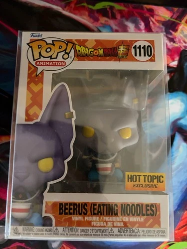 Funko Pop! Vinyl: Dragon Ball - Beerus (Eating Noodles) - Hot Topic (Exclusive)
