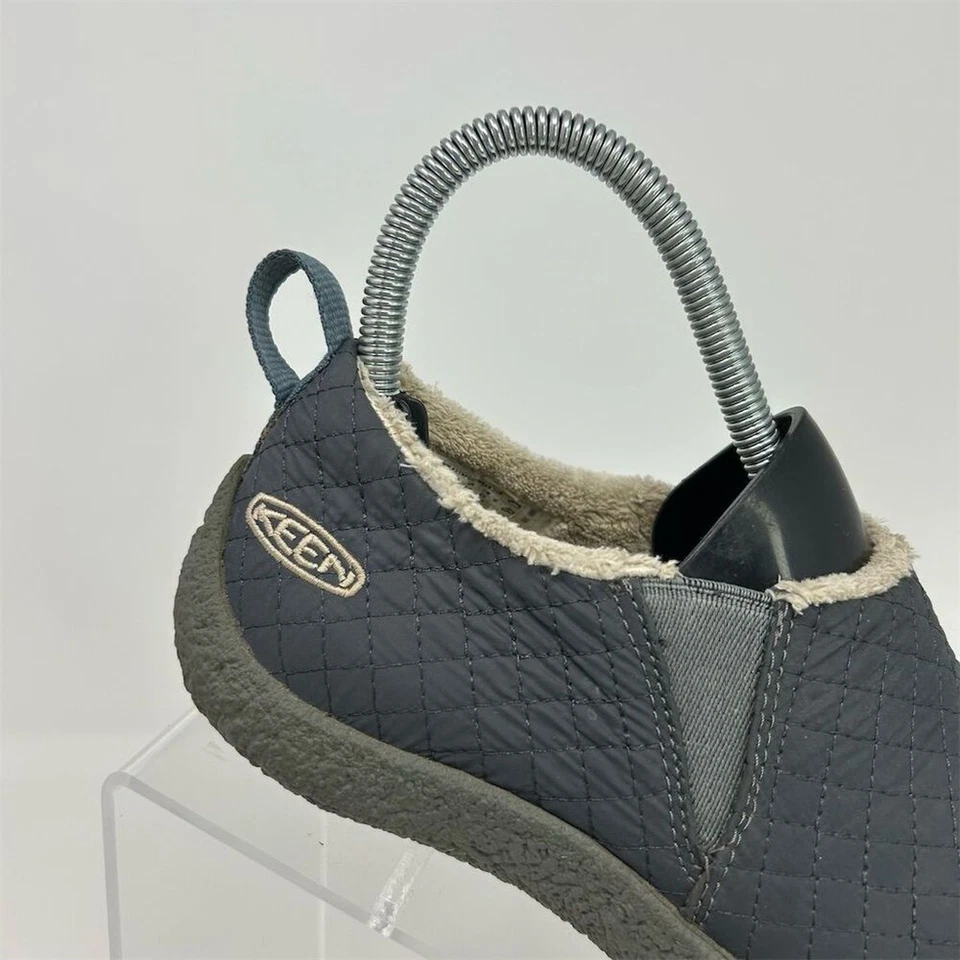 KEEN Denim Blue Gray Howser III Slip-On Shoes Faux Fur Lined Size 6 Comfort - Image 2 of 4