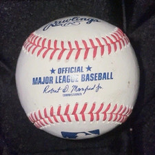 2018 Rare (Prototype) Rawlings Official Major League Baseball Red and White
