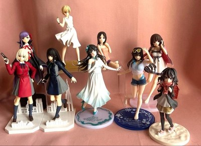 Anime Figure Lot 9 Piece Set Authentic Japanese Collectible Figures Lot