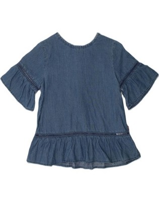 Levi's Mädchen Jeanskleid 6-7 Jahre Large blau Lyocell AH49