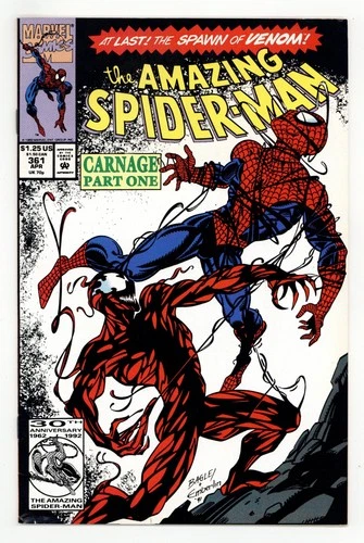 Amazing Spider-Man #361A 1st Printing VG+ 4.5 1992 1st full app. Carnage