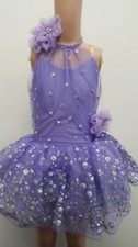 Dance Costume 6x-7 Child Lavender Gallery 19502 Ballet Sequin Tutu Dress