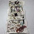 Mixed costume junk drawer jewelry lot vtg/now 4.5 Lbs Rings, Watches And MORE!