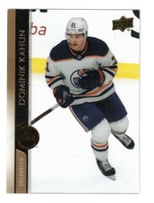 2020-21 UPPER DECK EXTENDED DOMINIK KAHUN UD EXCLUSIVES CLEAR CUT #552 OILERS