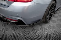 Diffusor Flaps Passend FüR Bmw 4Er35I Coupe M-Paket F32 Roter Kern + Hochglanz F