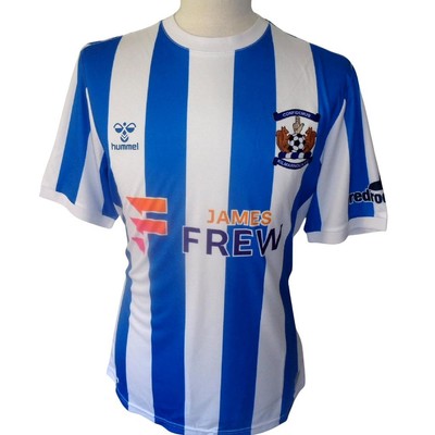 KILMARNOCK FC Hummel Heim-Fußballtrikot 2024-2025 Neu Herren Top BNIB BNWT