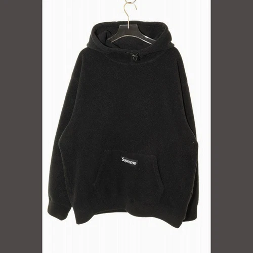 Supreme 21AW POLARTEC SWEAT À CAPUCHE NOIR L POLARATEC SWEAT À CAPUCHE POLAIRE A Occasion a