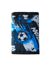 Soccer Football Print Kids Wallets Boys Slim Wallet Trifold Sports with Travel C